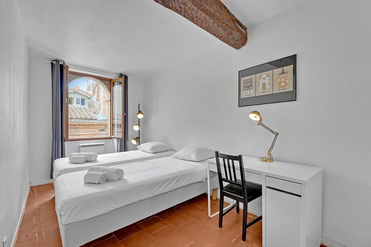 Le Regans - Charmant Appartement En Tomette Toulouse Bagian luar foto